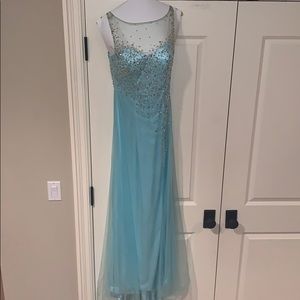 Turquoise Prom Dress